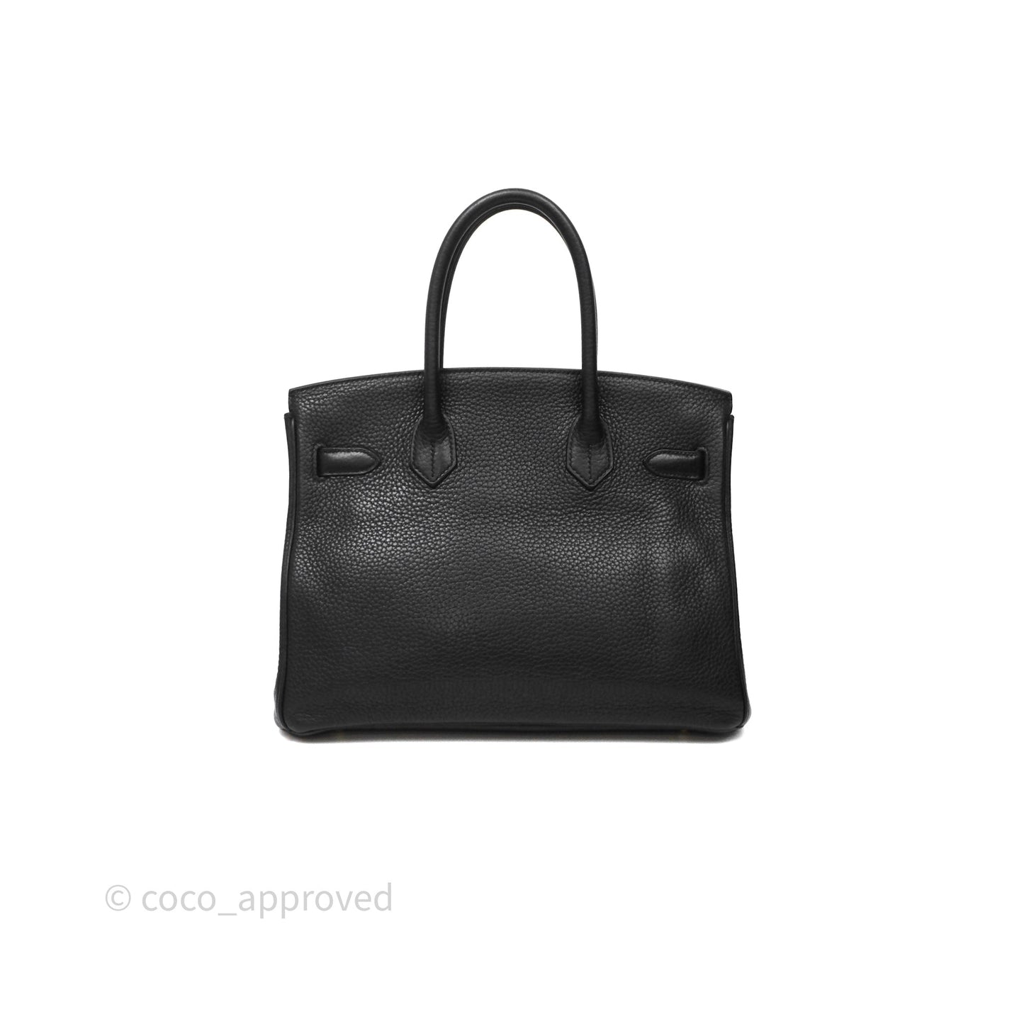 Hermès Birkin 30 Black Noir 89 Clemence Gold Hardware