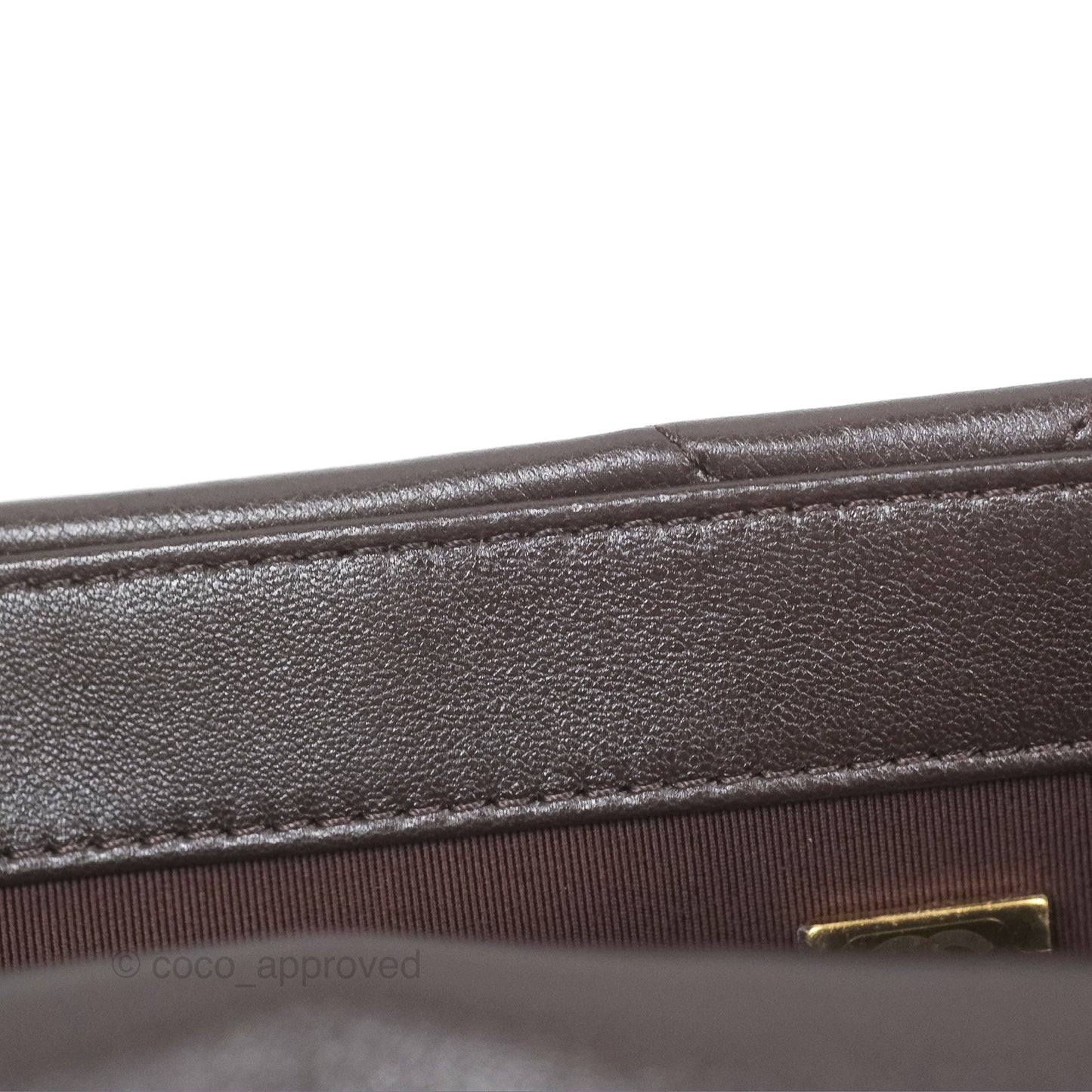 Chanel 19 Small Dark Brown Mixed Hardware