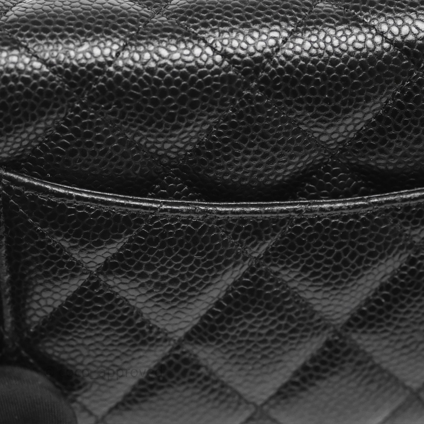 Chanel Classic Wallet On Chain WOC Quilted  Black Caviar Gold Hardware