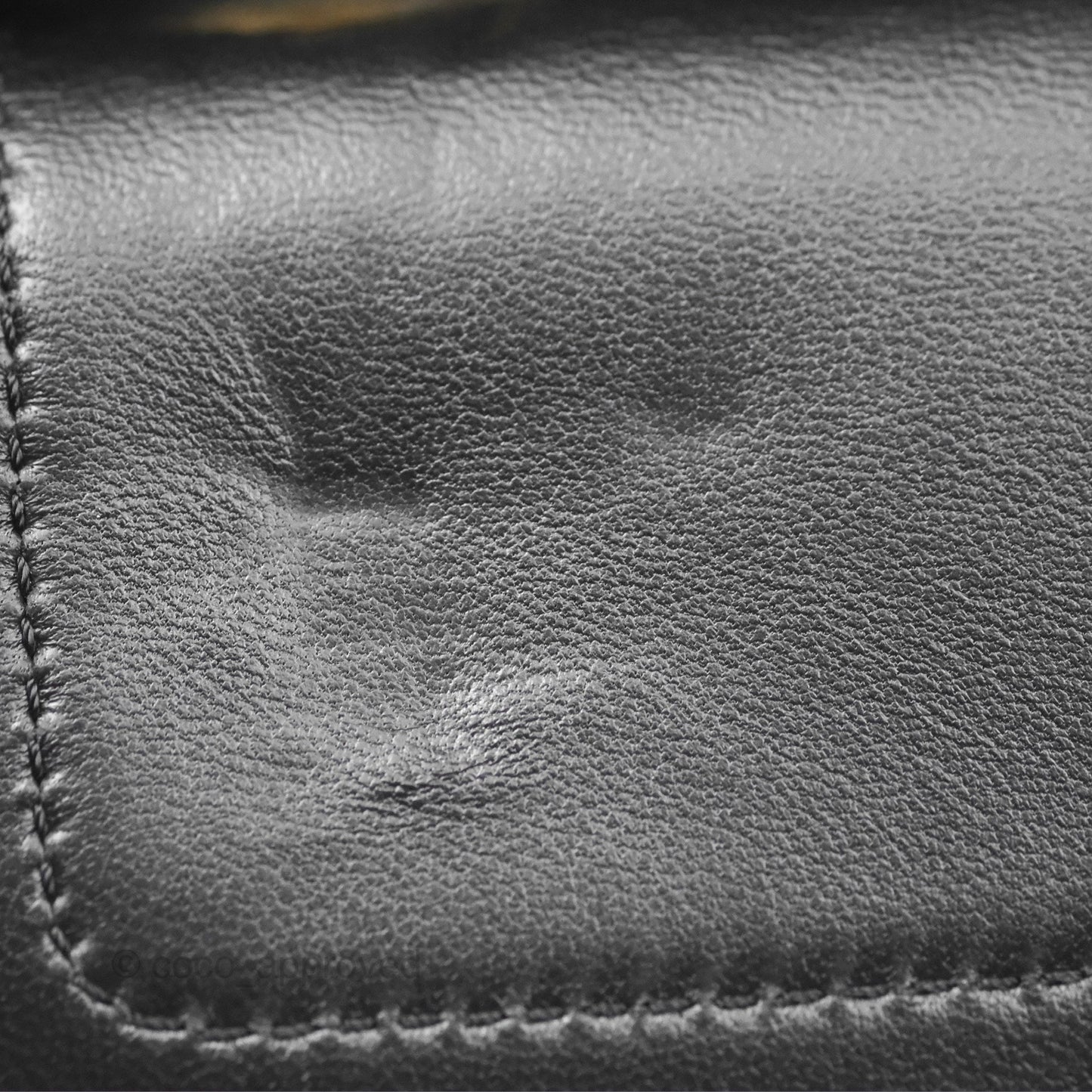 Chanel Reissue 2.55 Metallic Gold Crocodile Embossed Calfskin And Black Quilted Lambskin Aged Gold Hardware