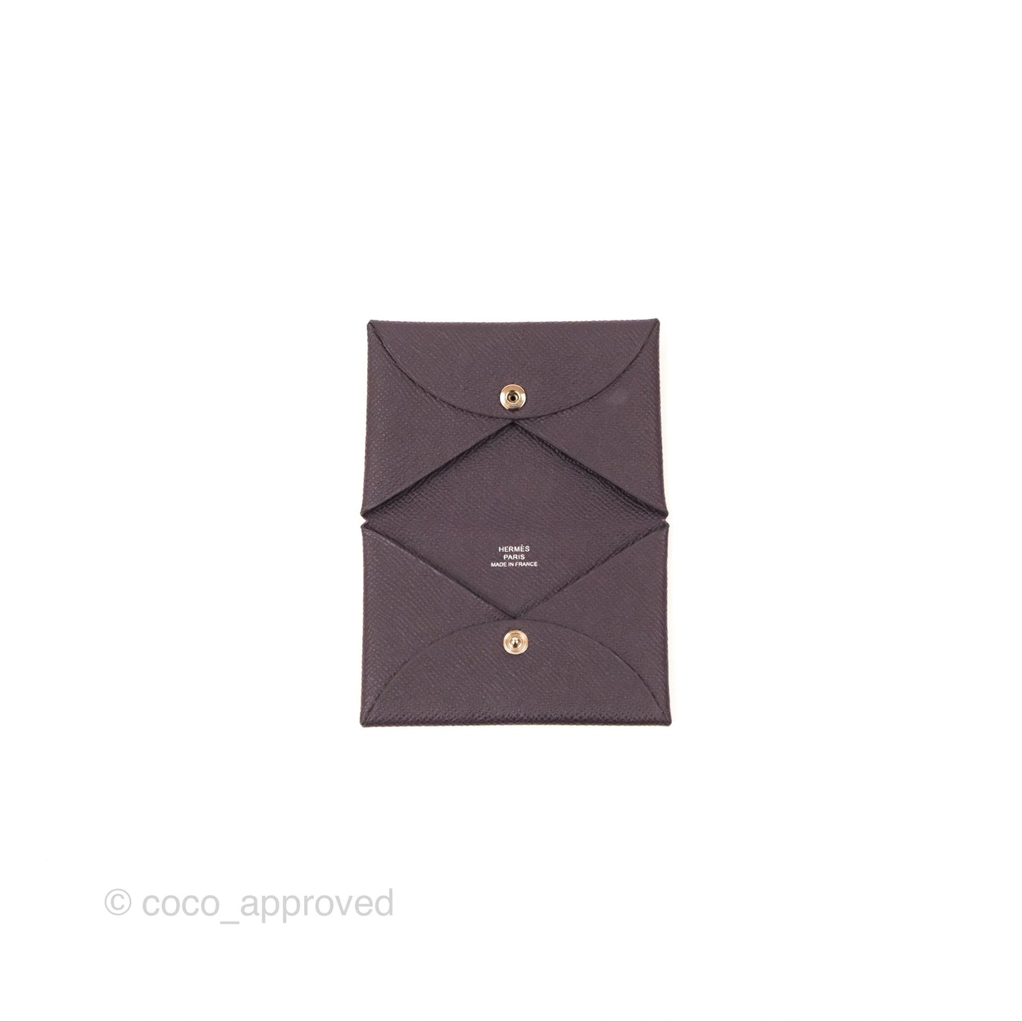 Hermès Calvi Card Holder Rouge Sellier Epsom