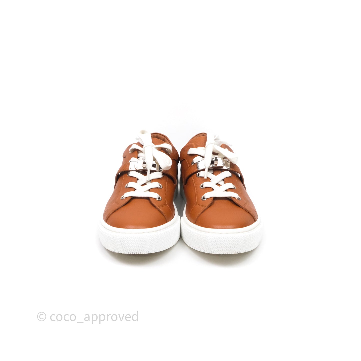 Hermès Day Sneakers Naturel Epsom Size 39