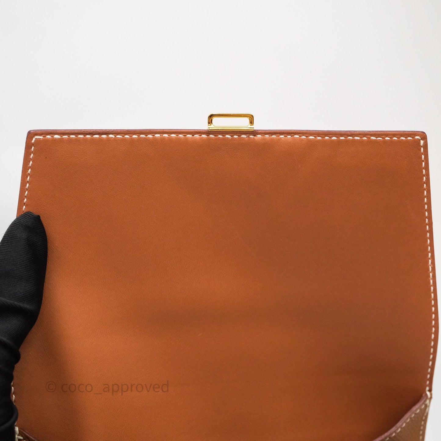 Hermès Della Cavalleria Mini Bag Gold 37 Epsom Gold Hardware
