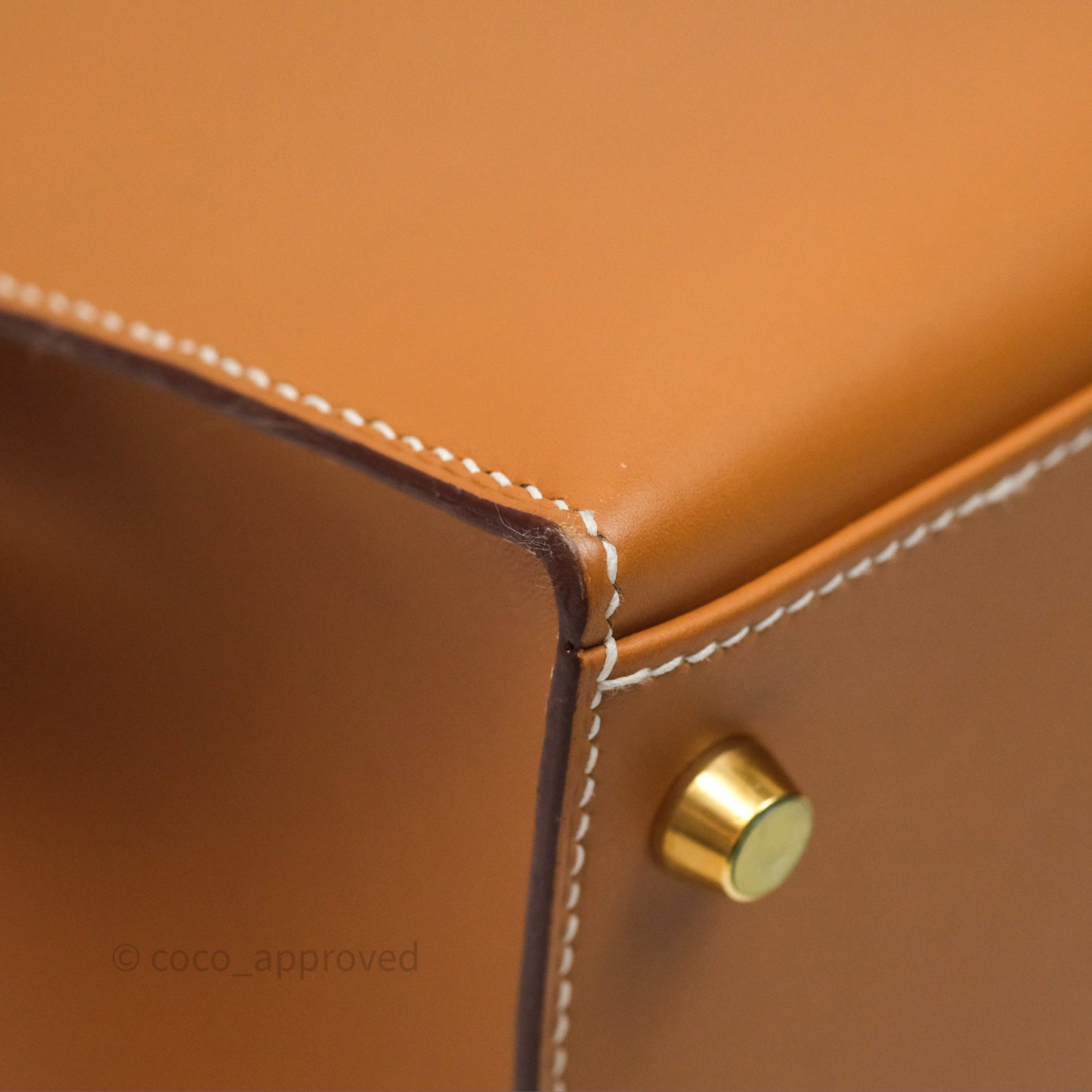 Hermès Kelly II 28 Sellier Gold 37 Chamonix Leather Gold Hardware