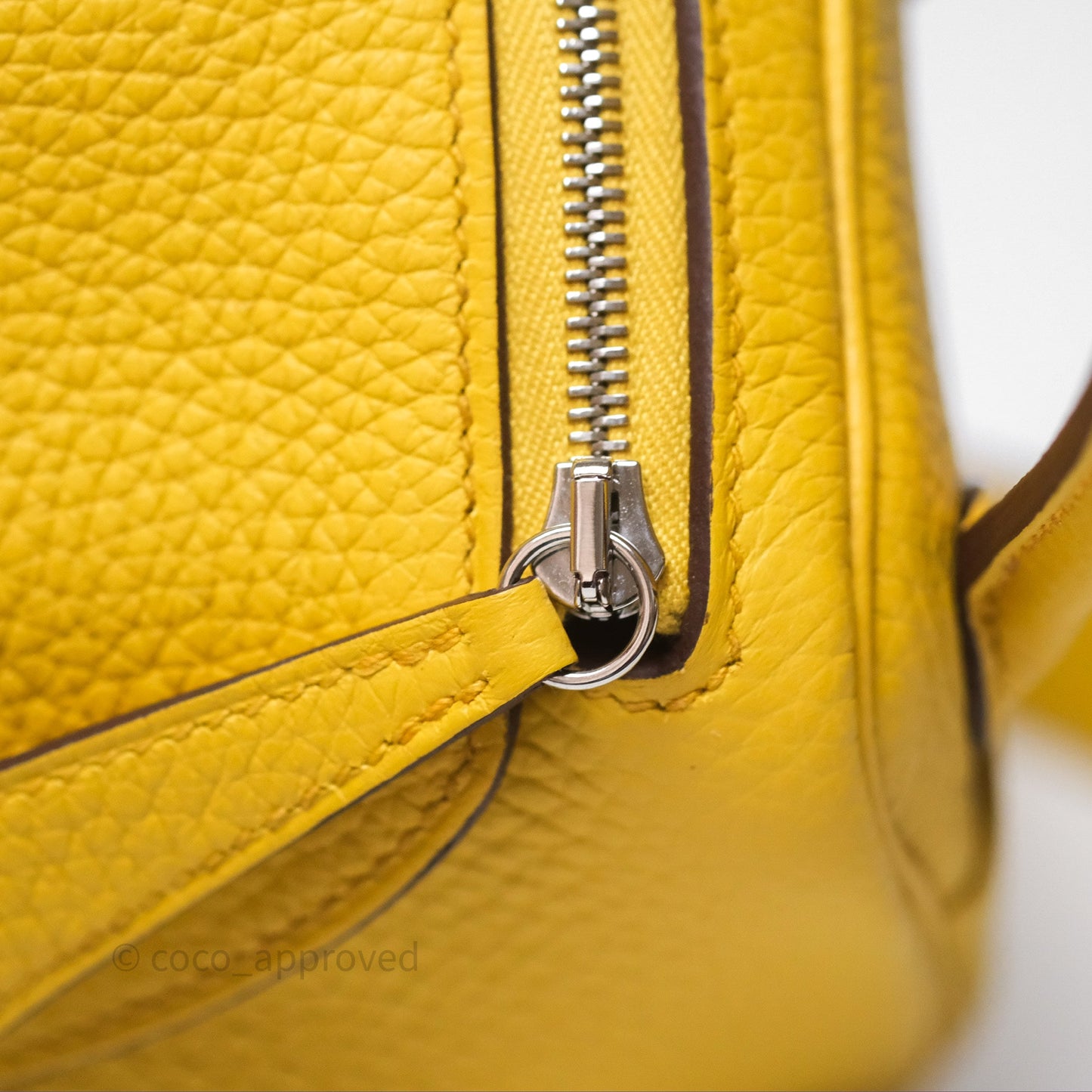 Hermès Mini Lindy 20 Sun B4 Clemence Palladium Hardware
