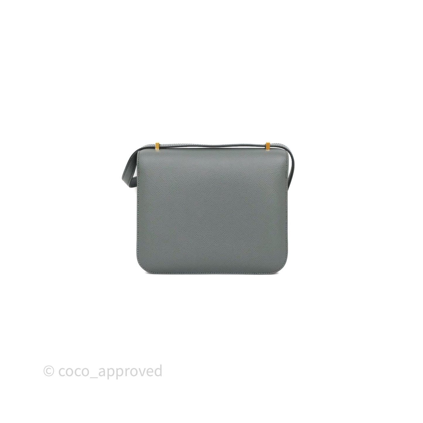 Hermès Constance Mini 18cm Vert Amande 63 Epsom Gold Hardware