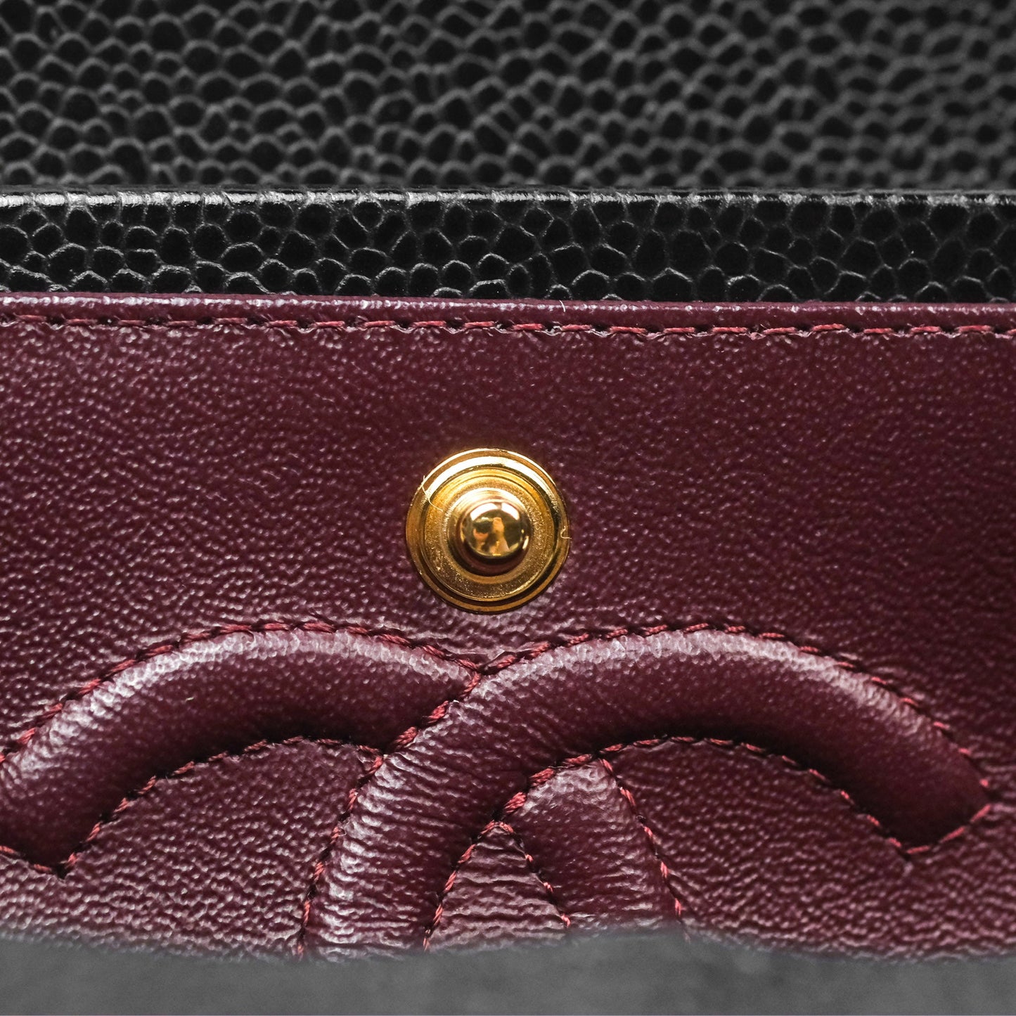 Chanel Small Classic Flap Quilted Black Caviar Gold Hardware