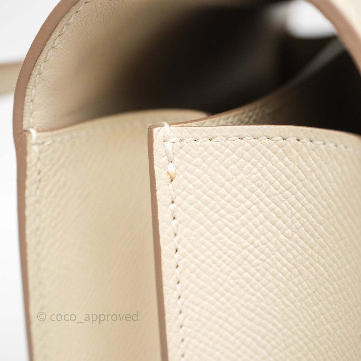 Hermès Constance 24 Craie 10 Epsom Gold Hardware