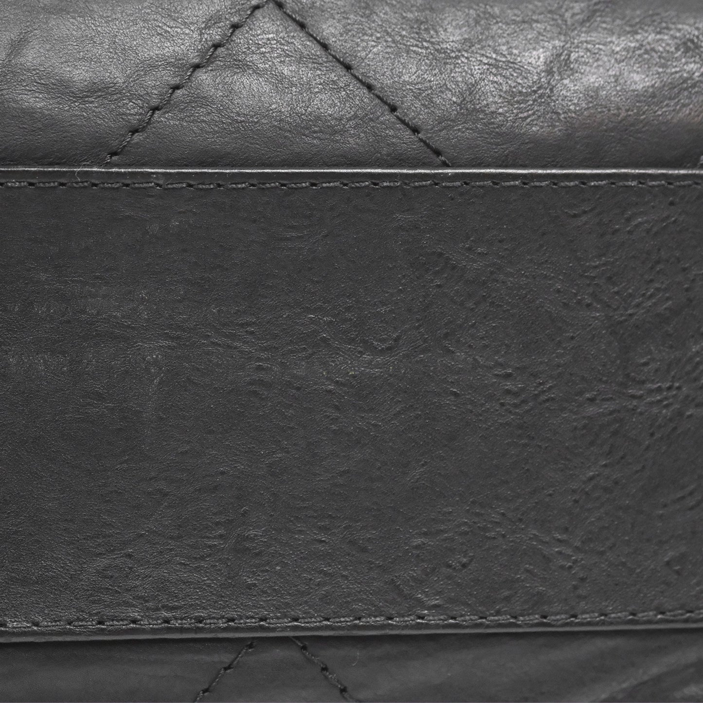 Chanel Large Hamptons Shopping Tote Black Washed Calfskin