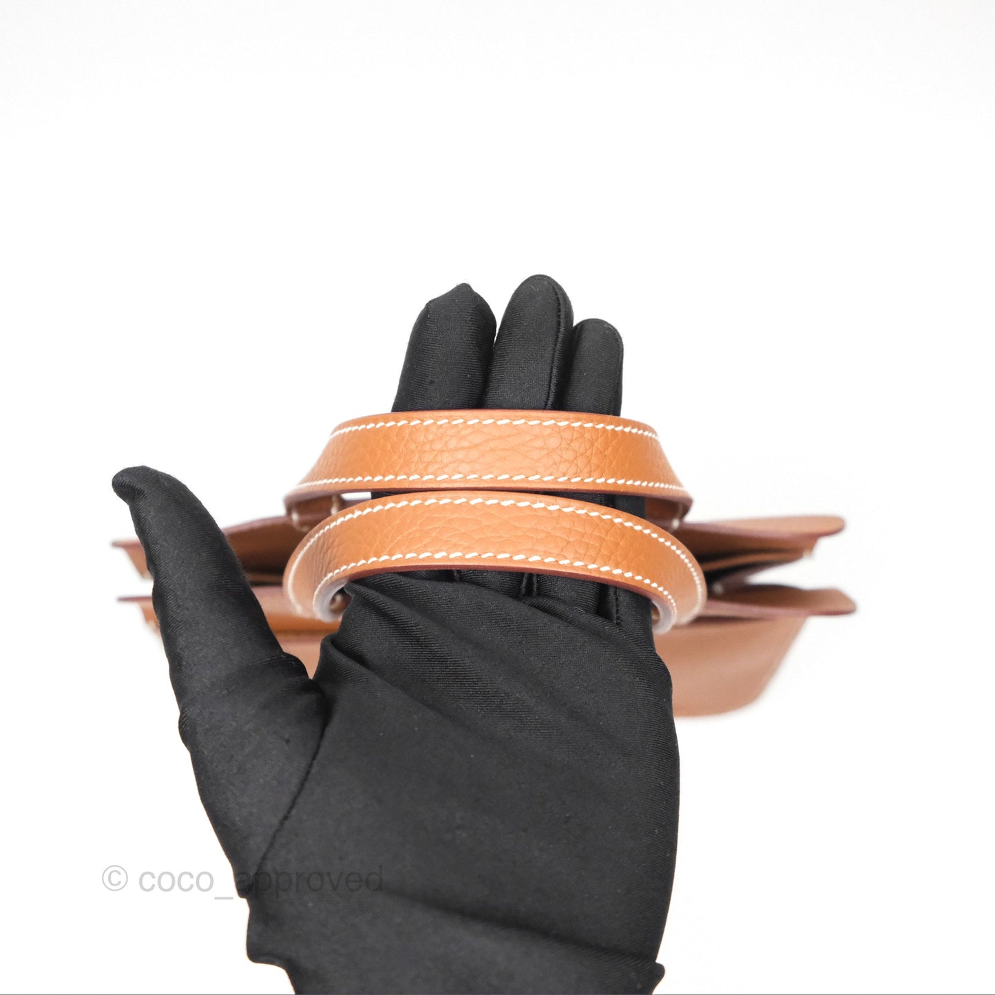 Hermès Halzan 25 Gold Clemence Gold Hardware