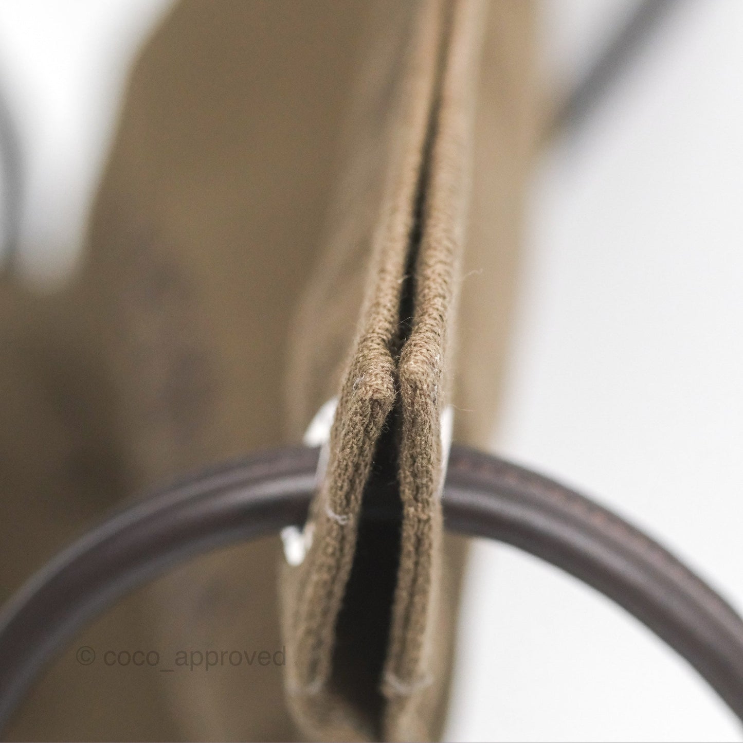 Hermès 2-way Maline Bag Khaki Canvas
