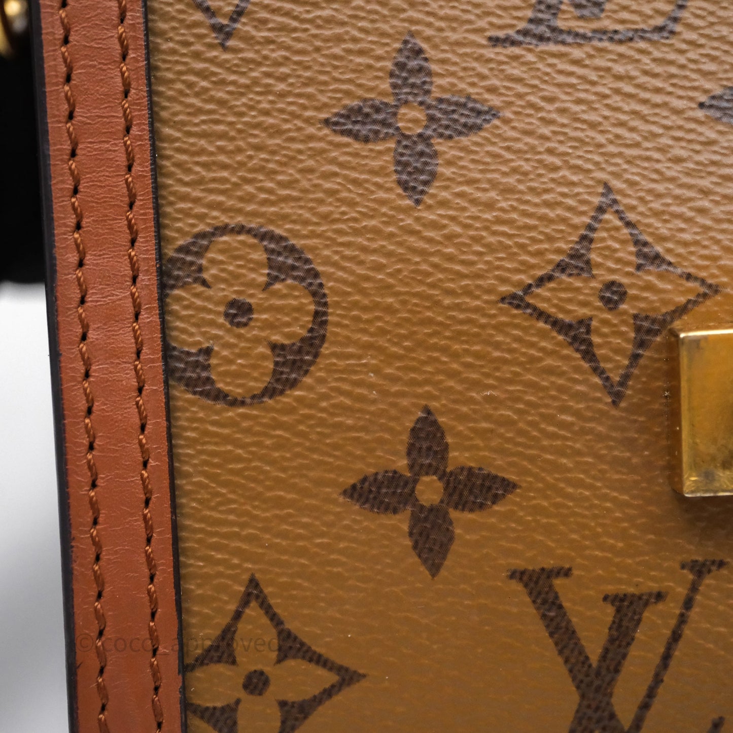Louis Vuitton Mini Dauphine Monogram Tan Calfskin
