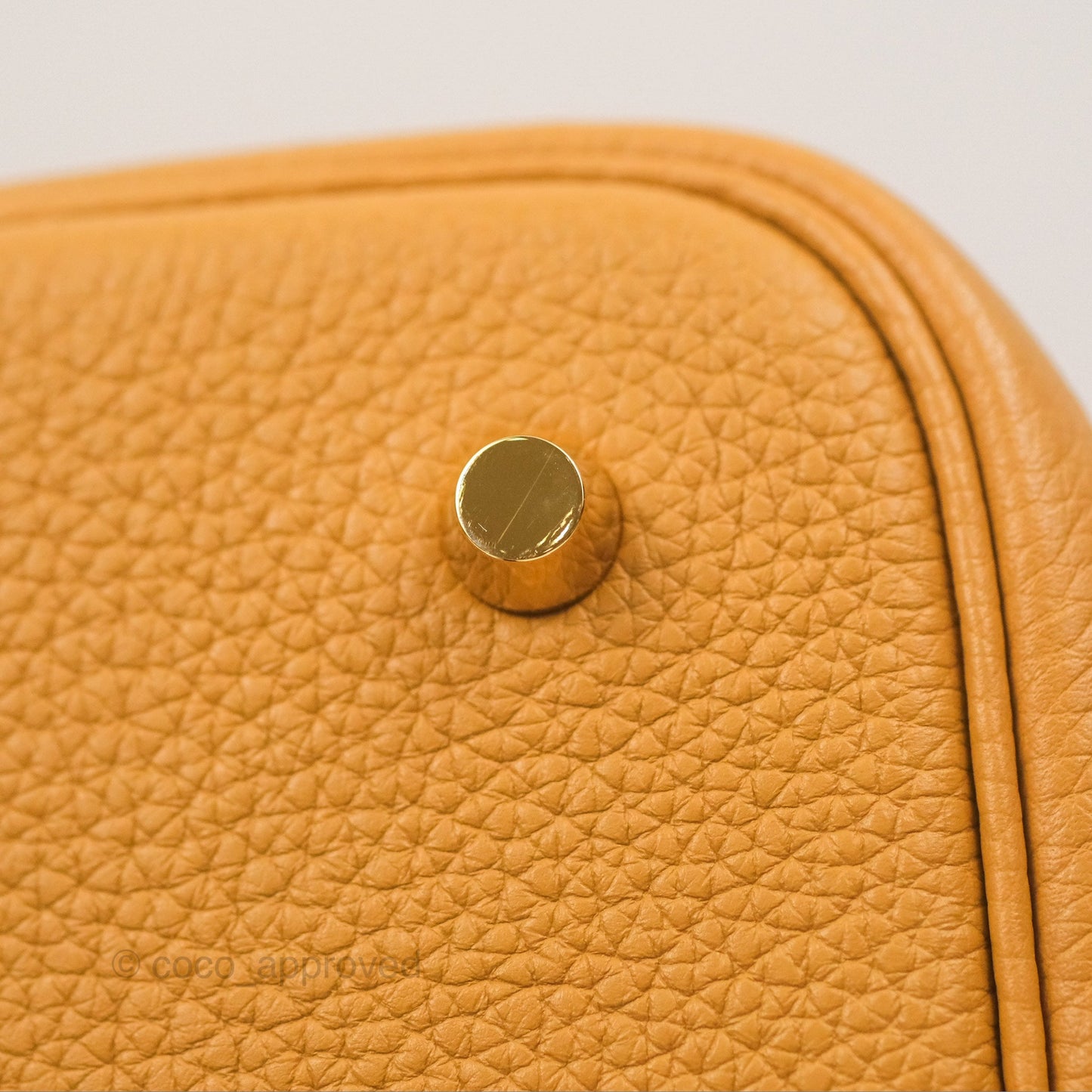 Hermès Picotin Lock 22 Sesame 2S TM Taurillon Maurice Gold Hardware