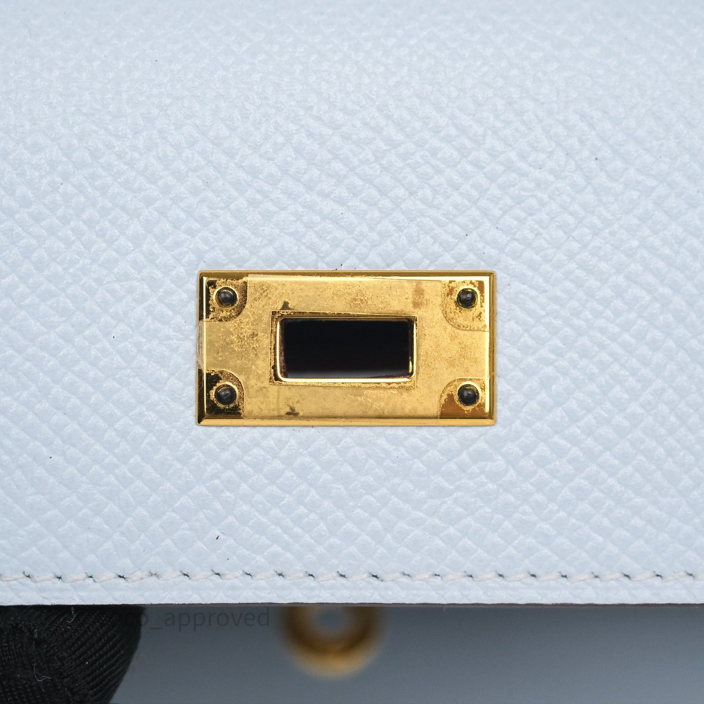 Hermès Kelly To Go Wallet Bleu Brume T0 Epsom Gold Hardware