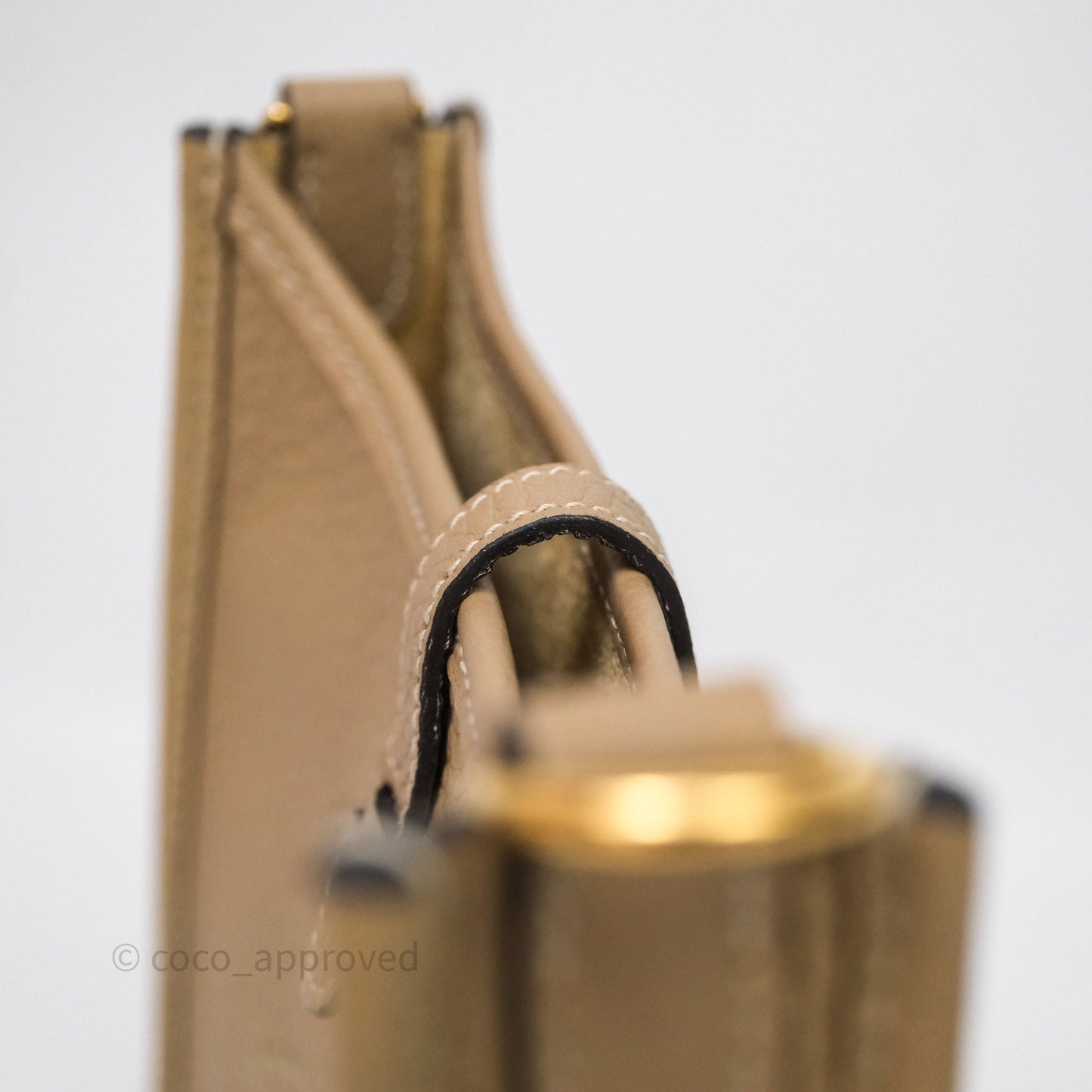 Hermès Mini Evelyne 16 Trench S2 Clemence Gold Hardware
