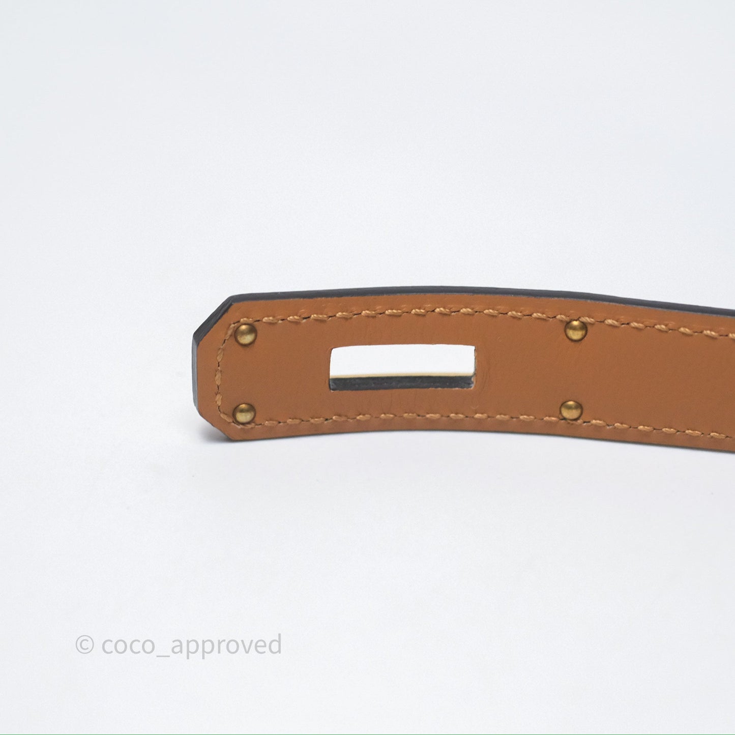 Hermès Kelly Pocket 18 Belt Chai 0M Epsom Gold Hardware