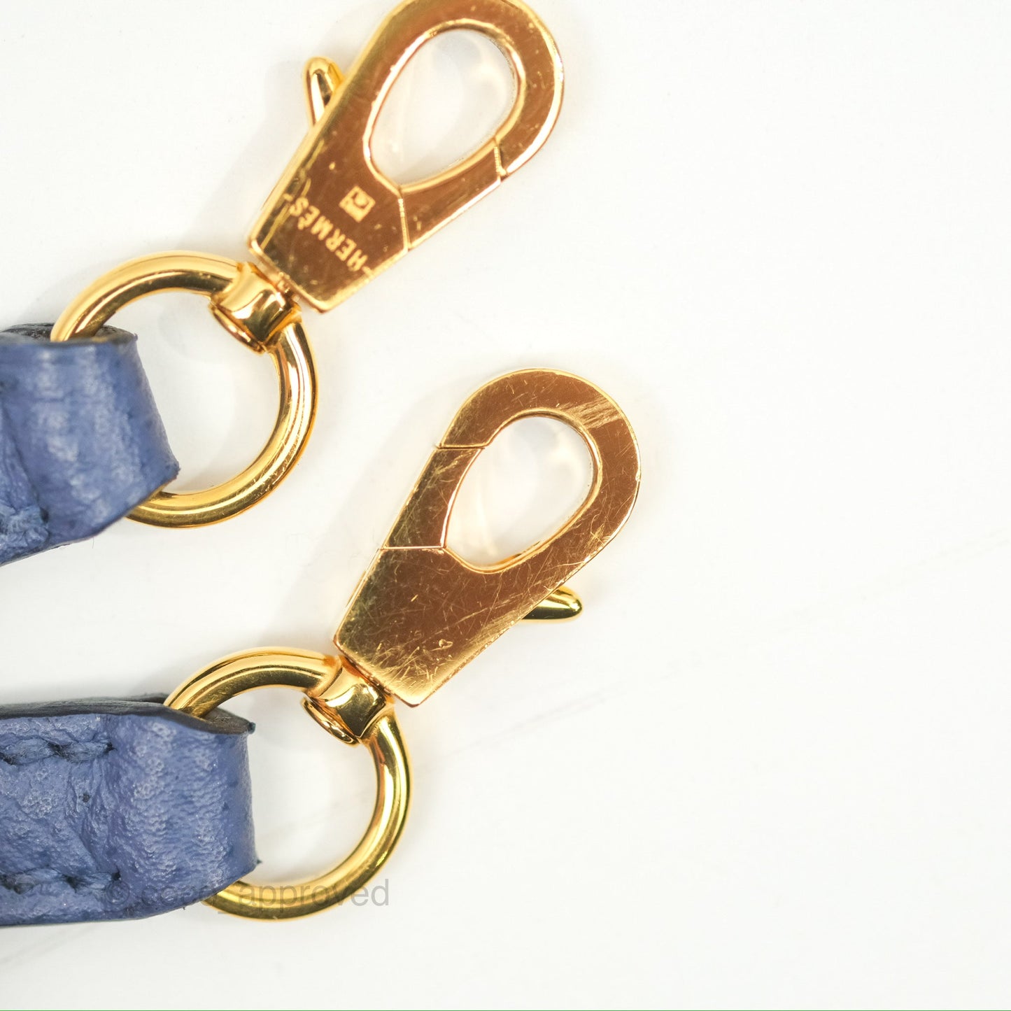 Hermès Mini Kelly II Bleu Brighton Epsom Gold Hardware