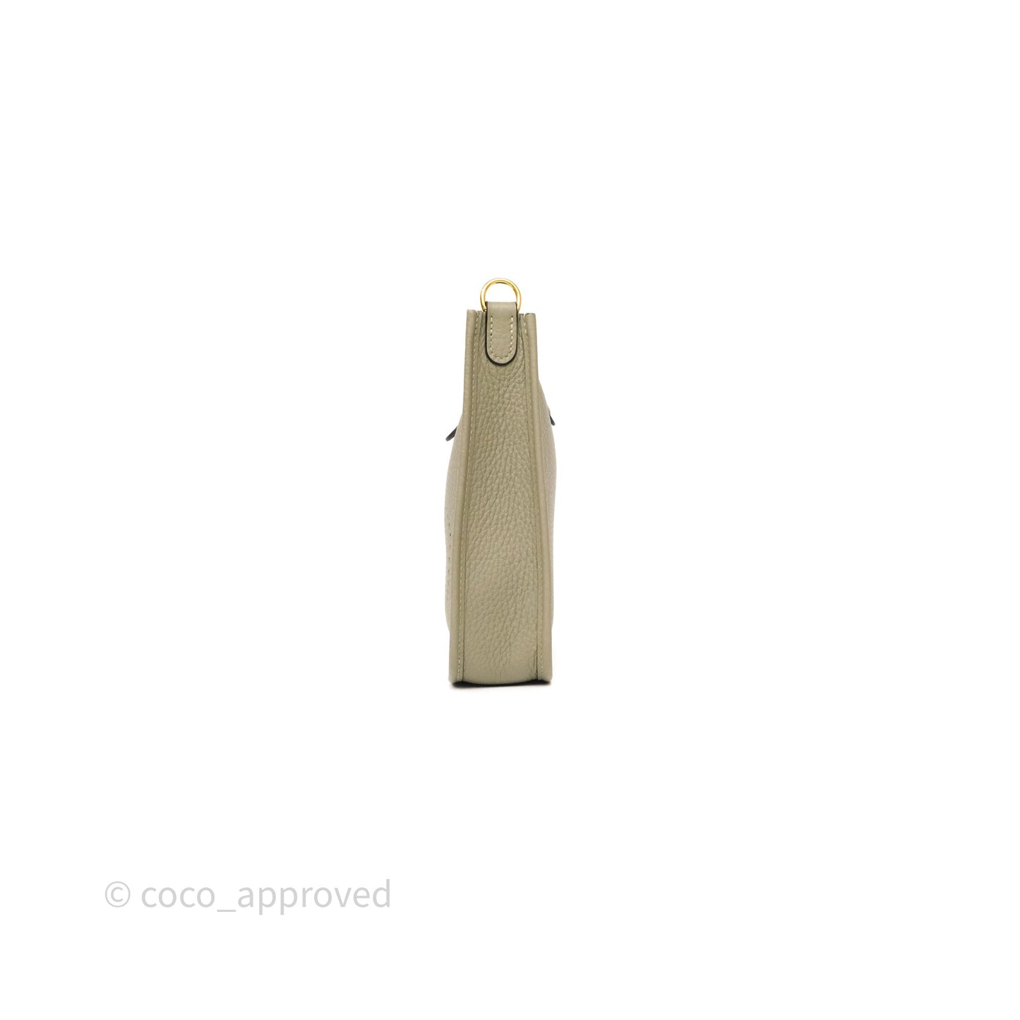 Hermès Mini Evelyne 16 Sauge Q1 Clemence Gold Hardware