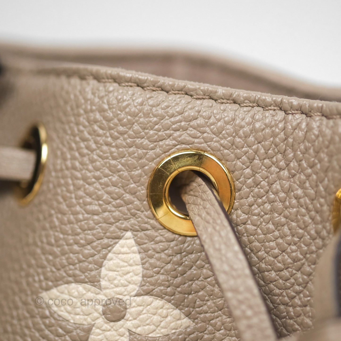 Louis Vuitton Nano Noe Monogram Dove/Cream Canvas
