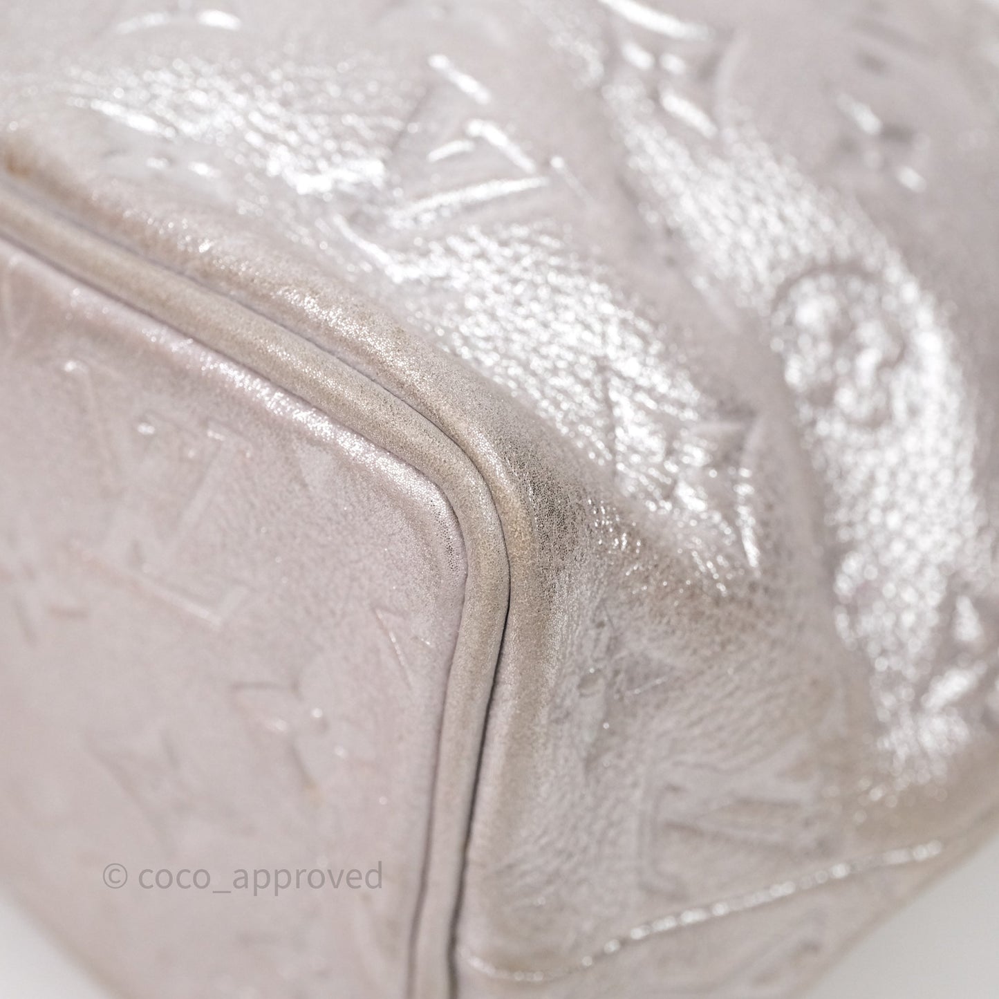 Louis Vuitton Monogram Shimmer Halo Bag Silver