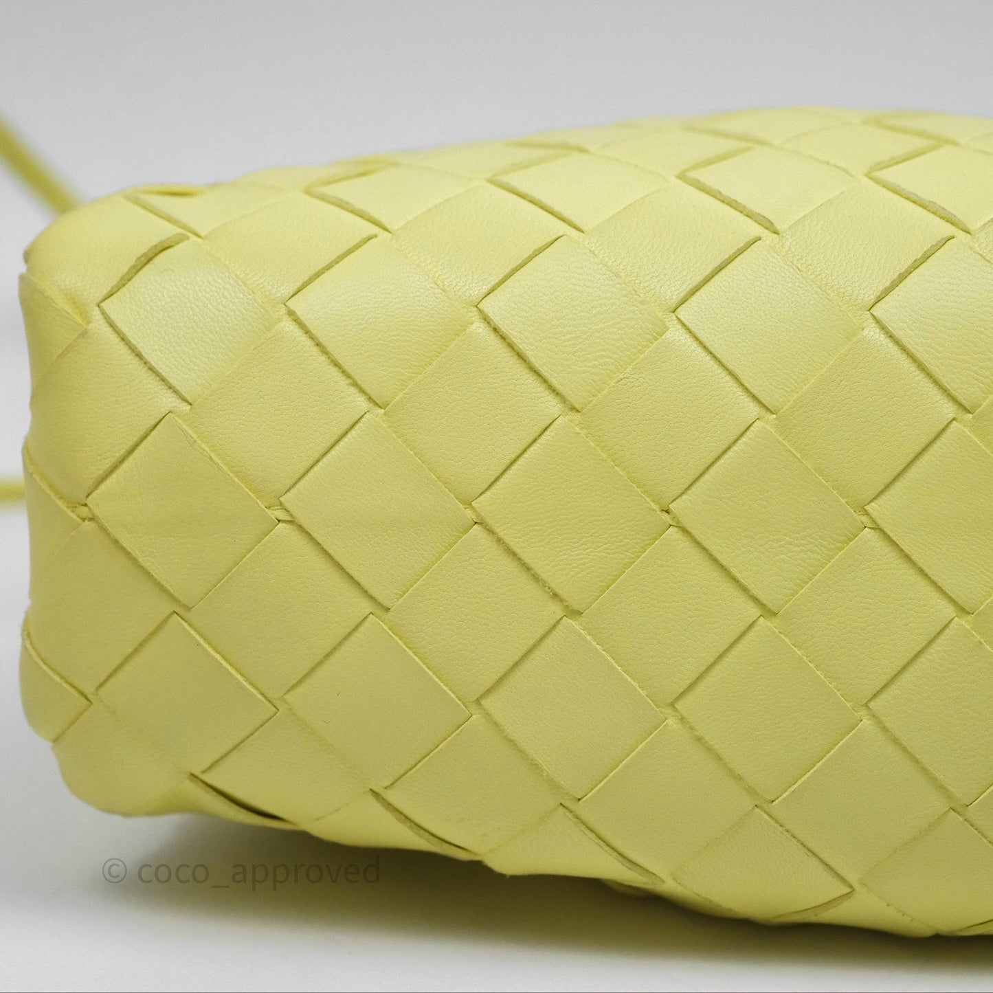 Bottega Veneta Nappa Intrecciato The Mini Pouch Yellow