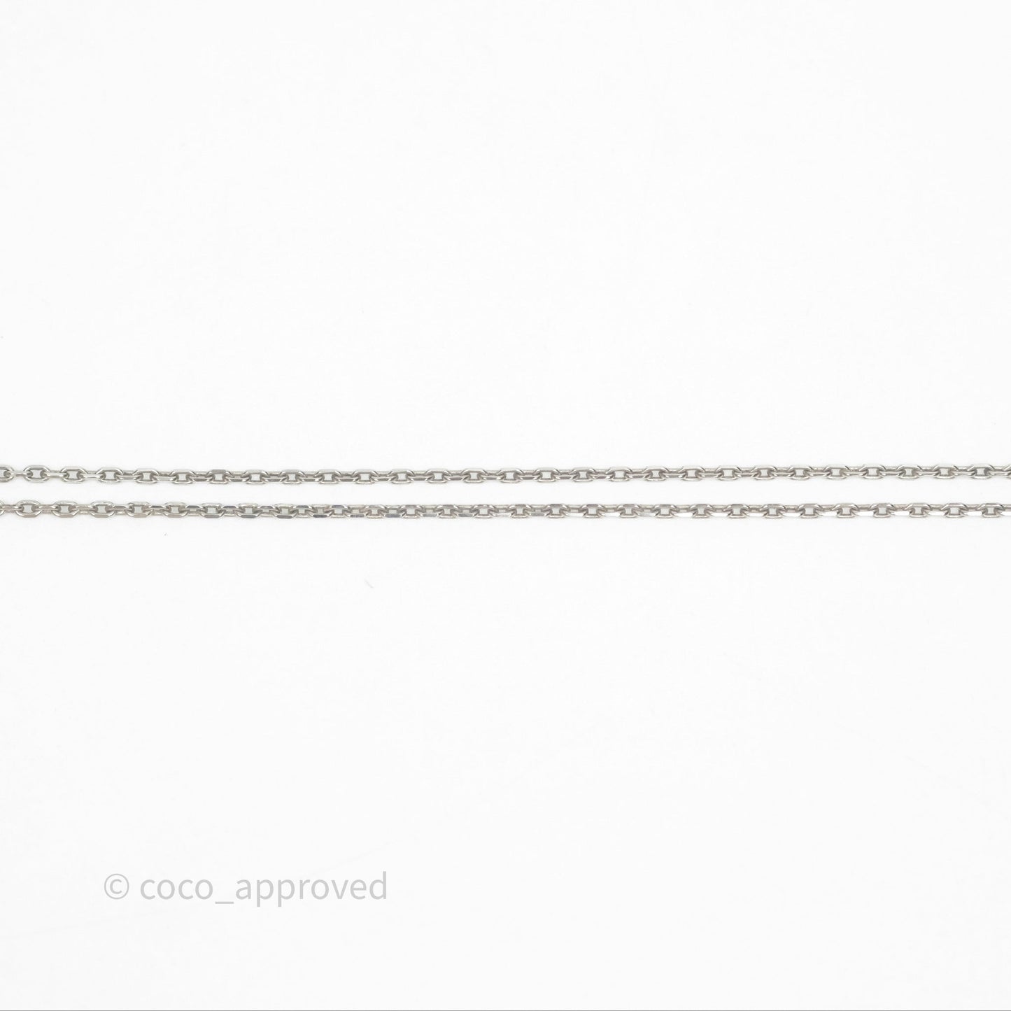Hermès Pop H Light Pink Pendant Necklace Silver Hardware