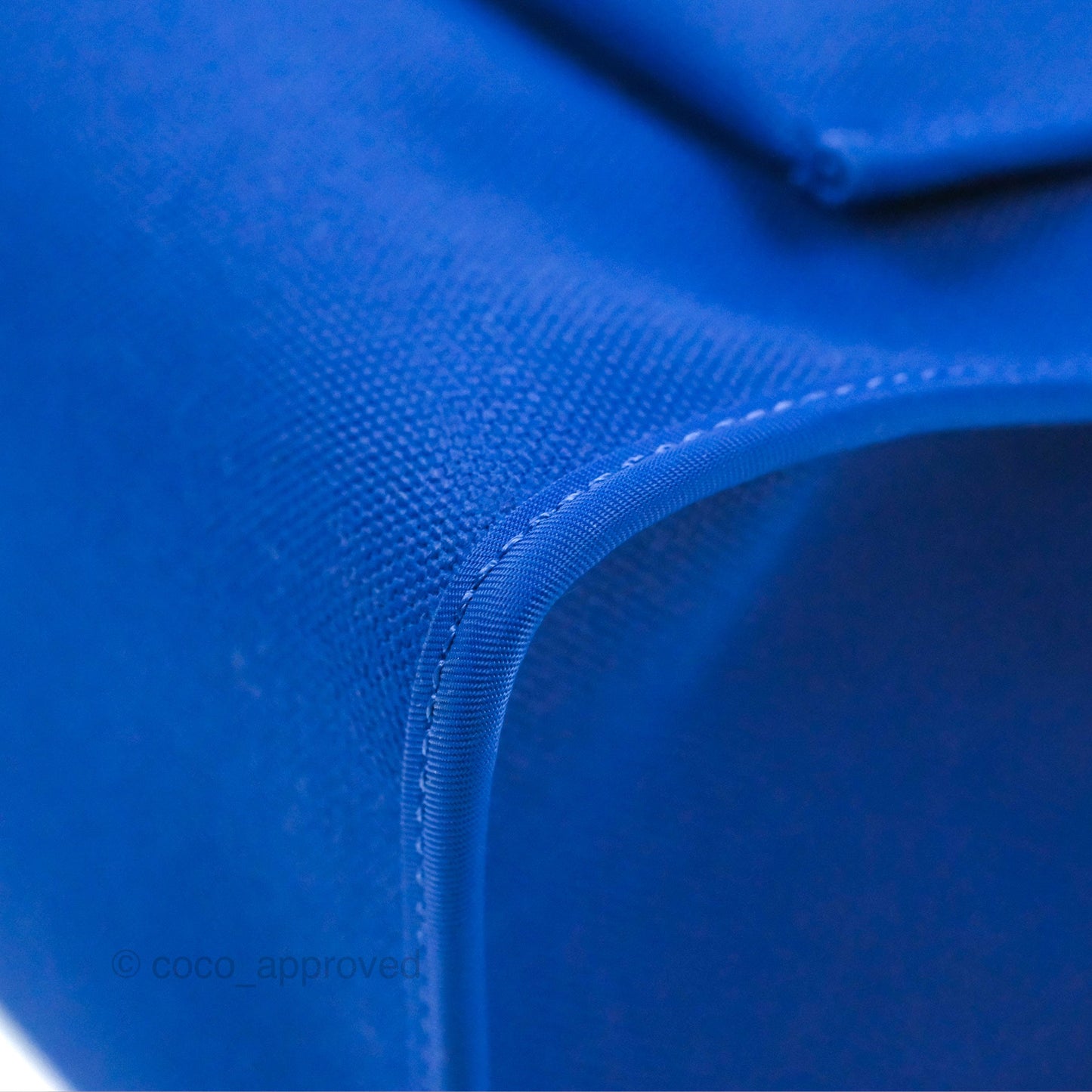 Hermès Herbag Zip 31 Bleu Électrique & Bleu Indigo Canvas Palladium Hardware