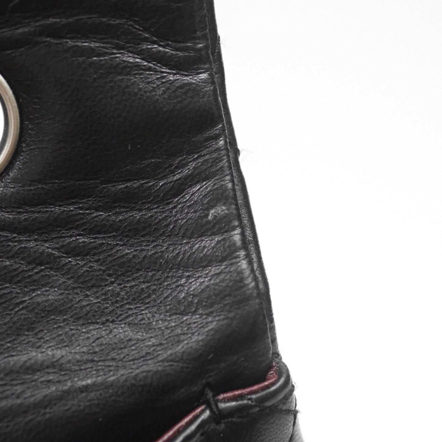 Chanel Jumbo Single Flap Black Lambskin Silver Hardware