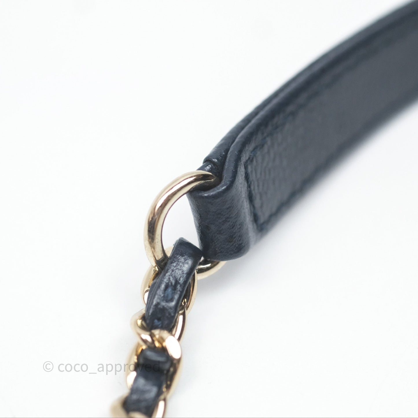 Chanel Quilted Small Business Affinity Flap Navy Caviar Gold Hardware