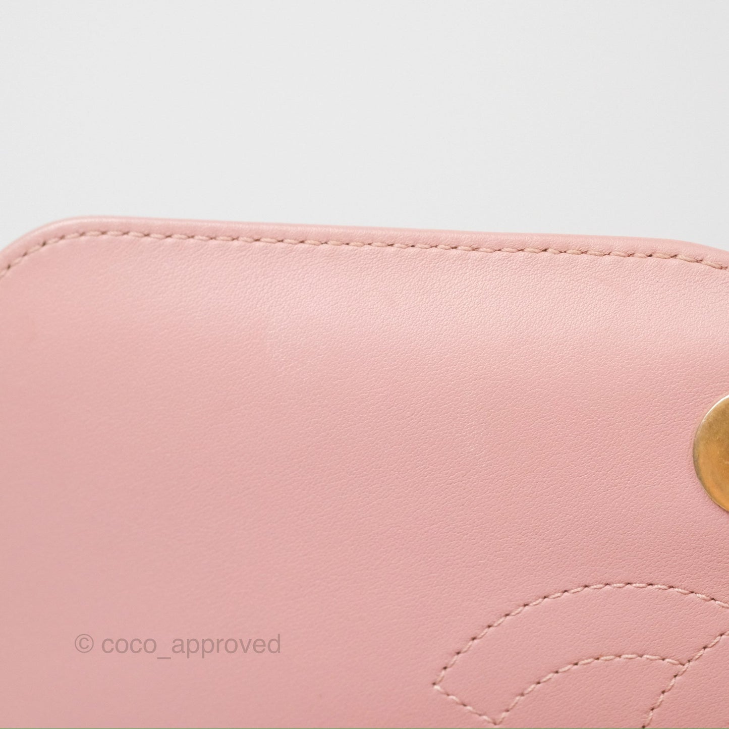 Chanel Small CC Filigree Flap Pink Tweed