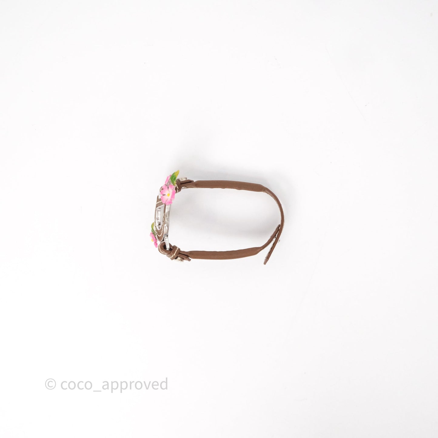 Christian Dior Flower Brown Bracelet