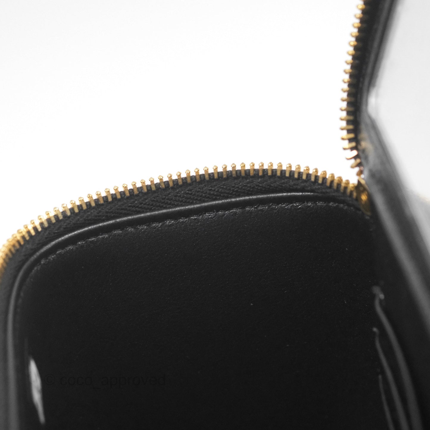 Chanel Cargo Pocket Top Handle Vanity with Chain Black Caviar Gold Hardware