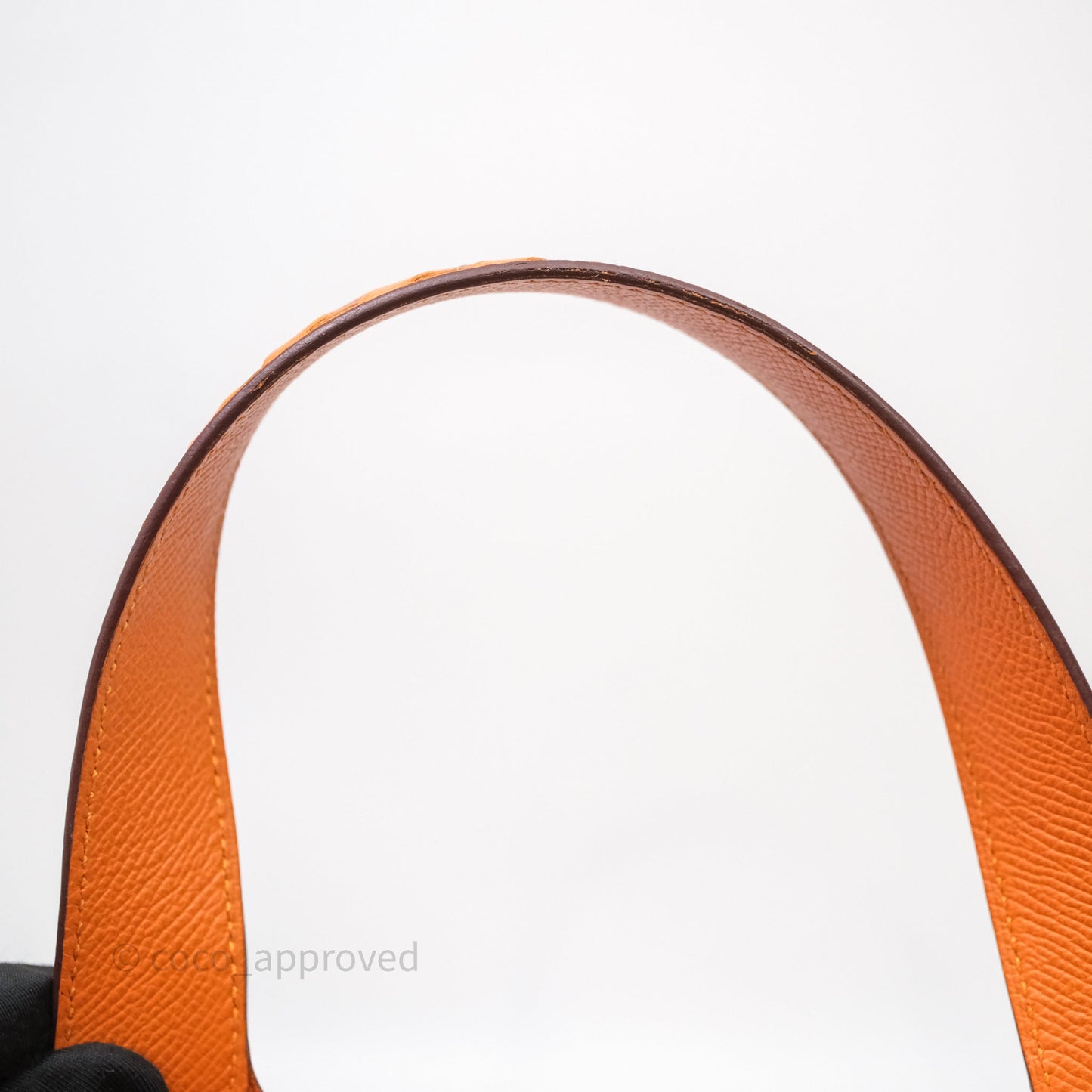 Hermès Tressage De Cuir Picotin Lock 22 Abricot I9/ Rose Azalée 8W/ Gold 37 Epsom Palladium Hardware