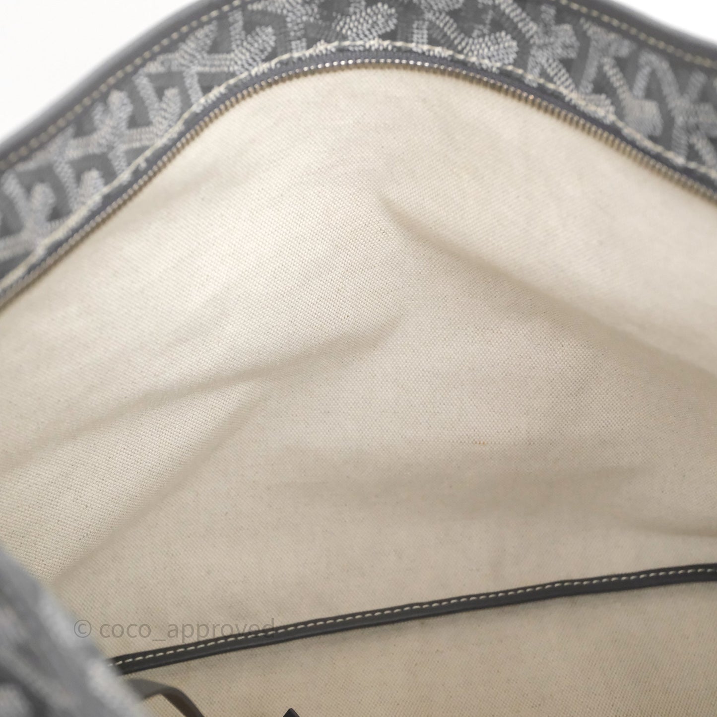 Goyard Bohème Hobo Bag Grey Goyardine Canvas