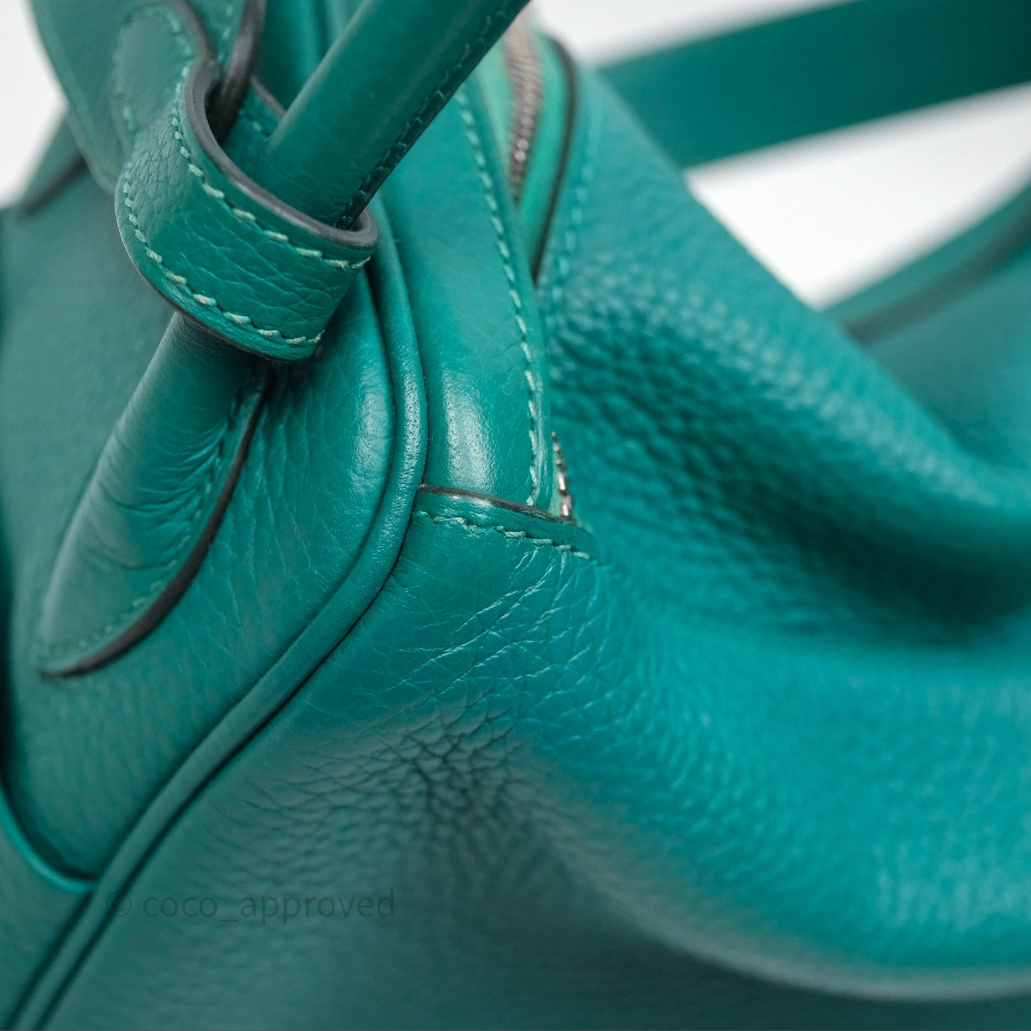 Hermès Lindy 26 Vert Verone U1 Clemence Palladium Hardware