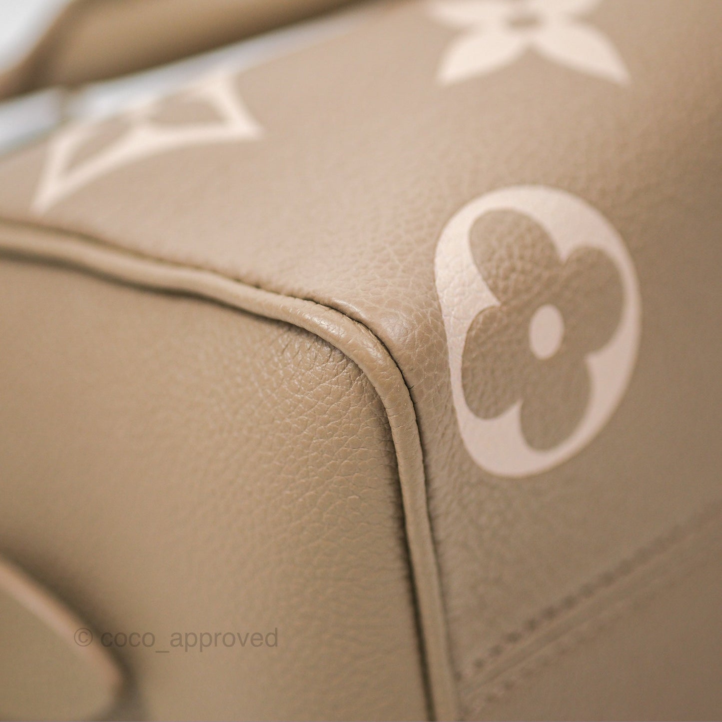 Louis Vuitton Speedy Bandoulière 20 Monogram Empreinte Tourterelle/Cream
