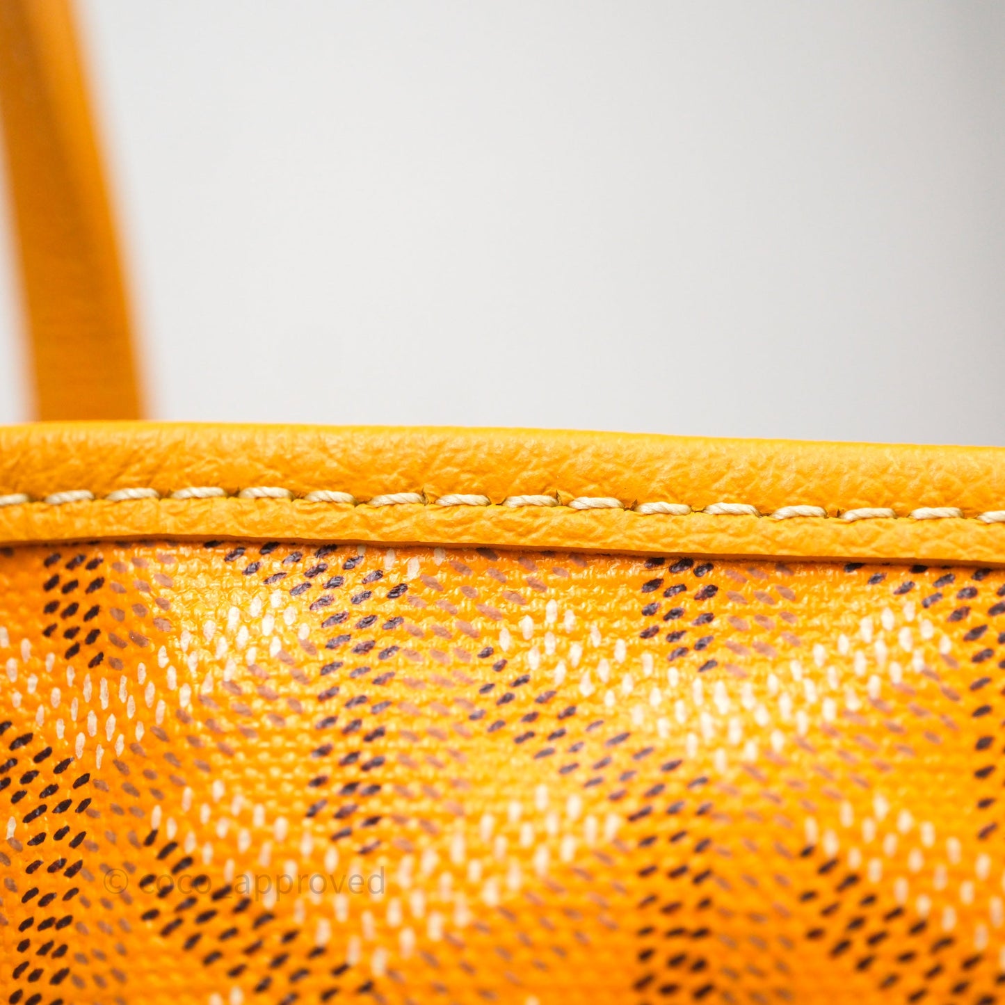 Goyard St. Louis GM Yellow Goyardine Canvas