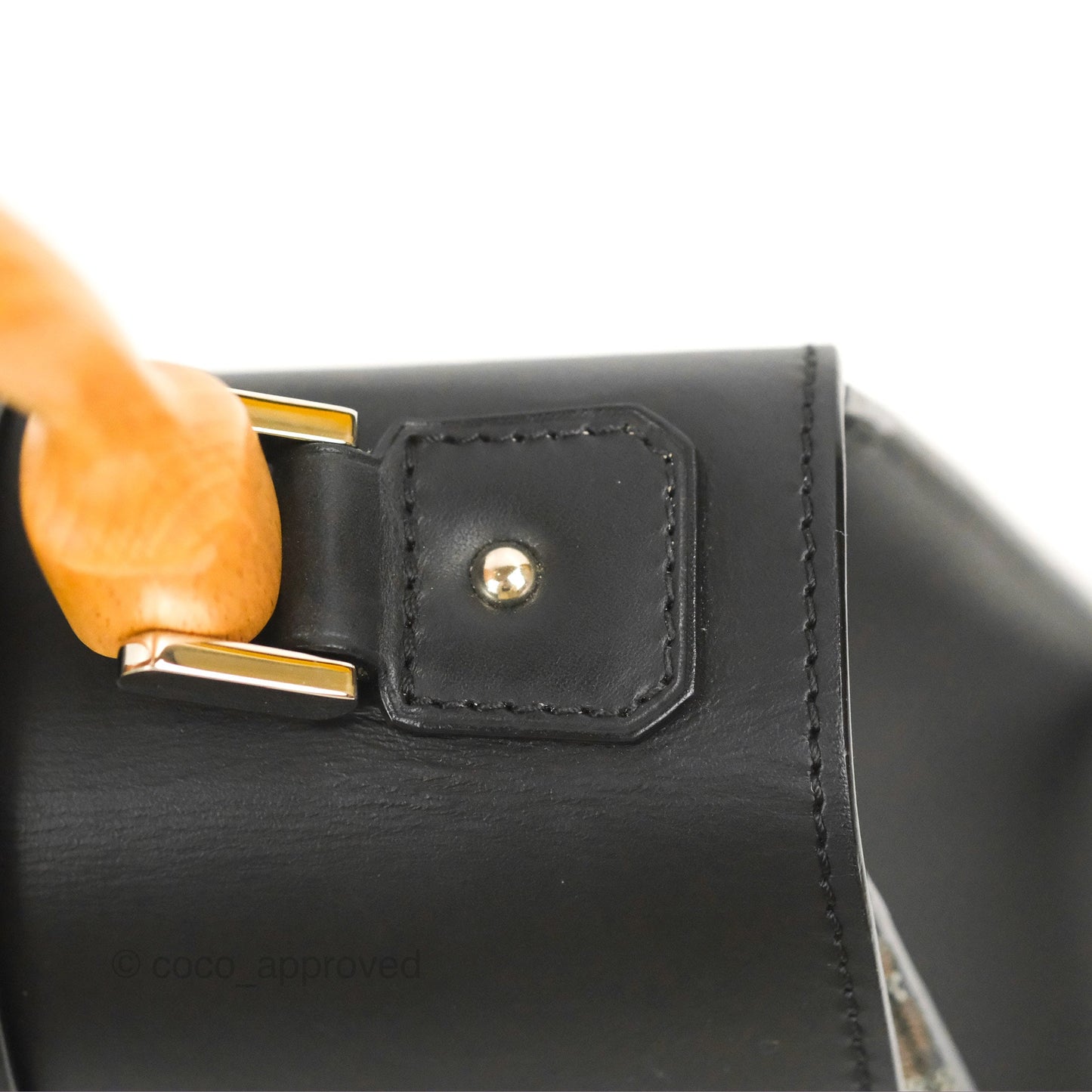 Goyard Saïgon Structuré PM Bag Black Goyardine Canvas