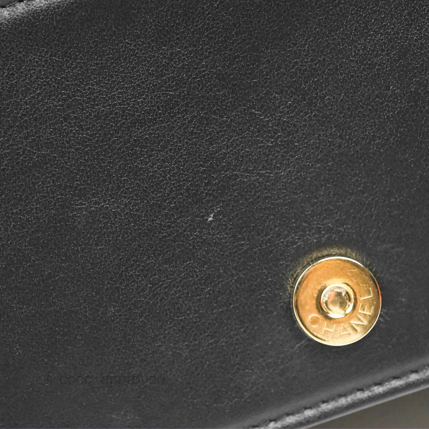 Chanel Mini Boy Quilted Wallet on Chain WOC Black Caviar Gold Hardware