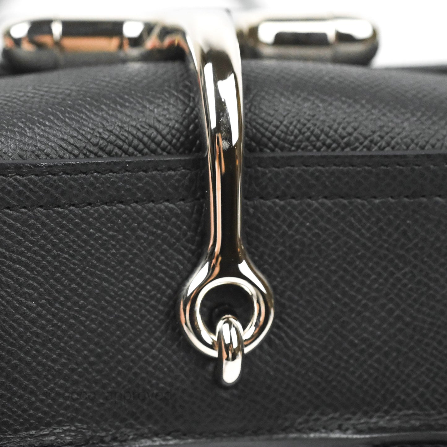 Hermès Della Cavalleria Mini Bag Black Epsom Palladium Hardware