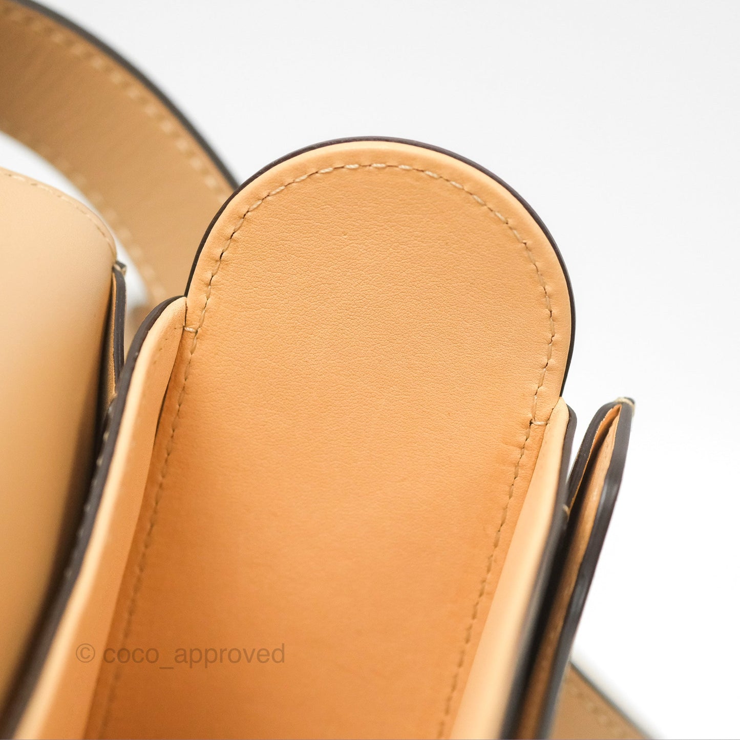 Delvaux Lingot Bag Latte Olen Calfskin