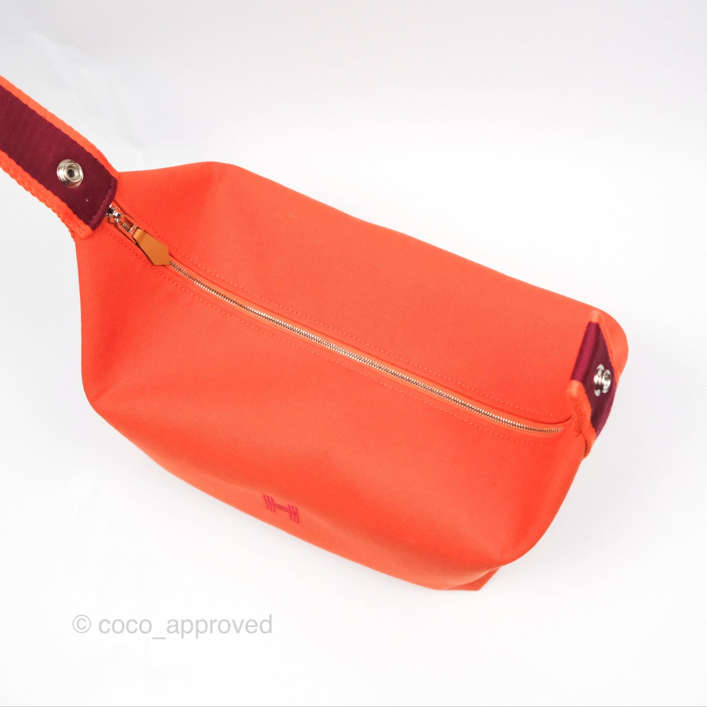 Hermès Small Bride-A-Brac Orange Feu Canvas