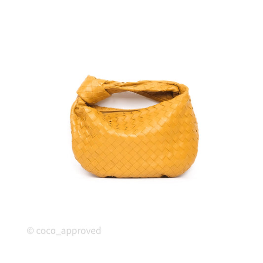 Bottega Veneta Teen Jodie Caramel Intrecciato Lambskin