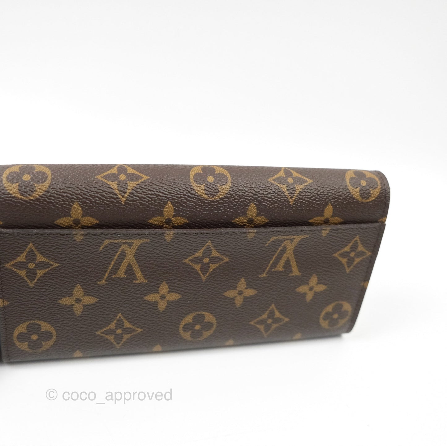Louis Vuitton Sarah Wallet Coquelicot Red Monogram Canvas