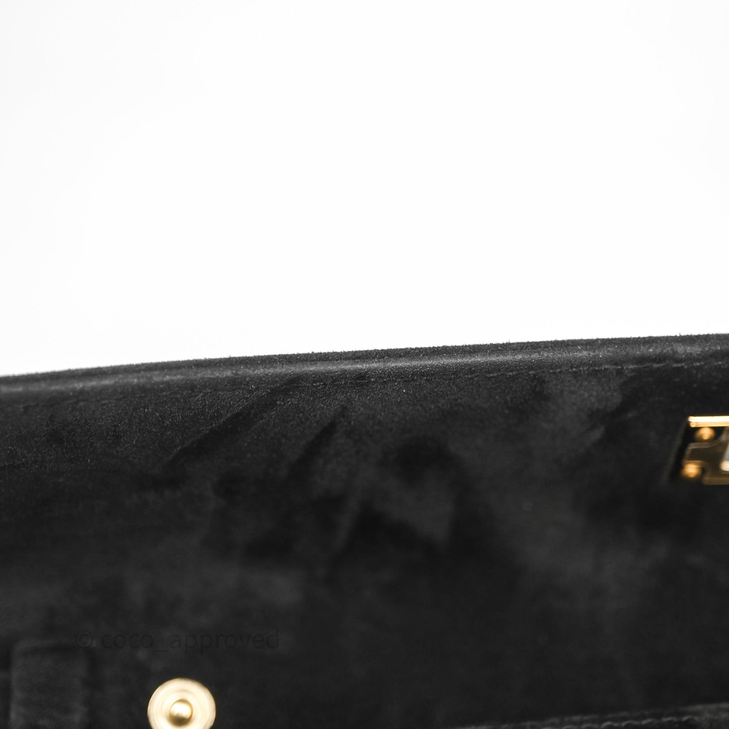 Hermès Kelly Elan Black Noir 89 Doblis Gold Hardware