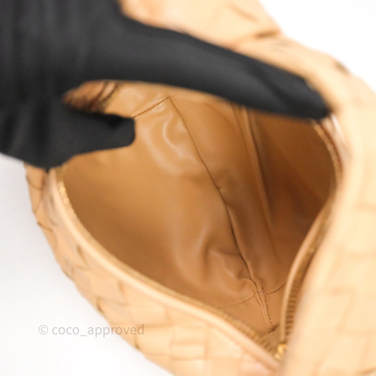 Bottega Veneta Mini Jodie Bag Intrecciato Beige Lambskin