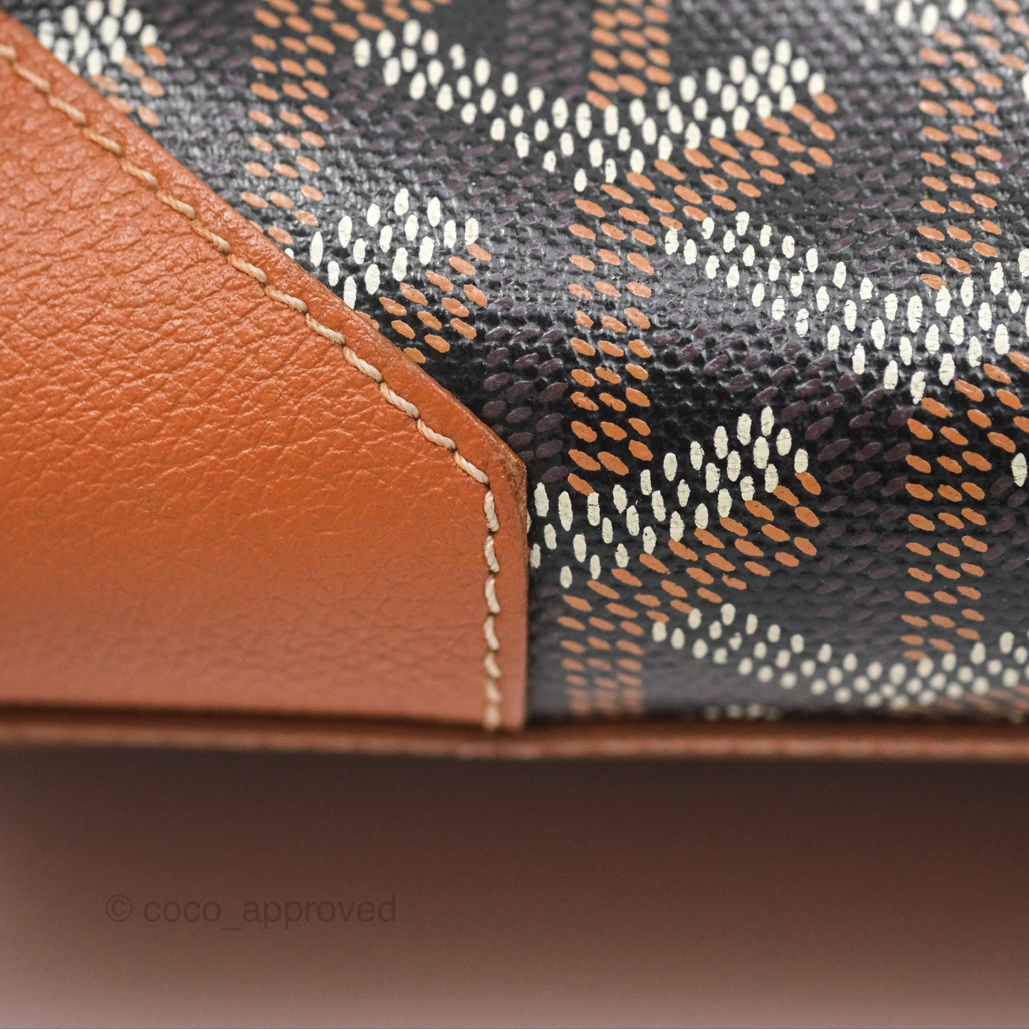Goyard Saïgon Mini Bag Tan Goyardine Canvas/Chevroches Calfskin
