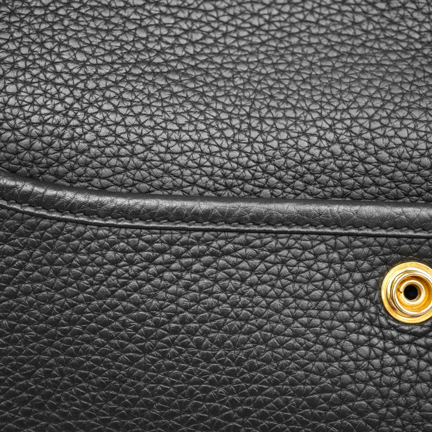 Hermes Evelyne III 29 Black Clemence Gold Hardware