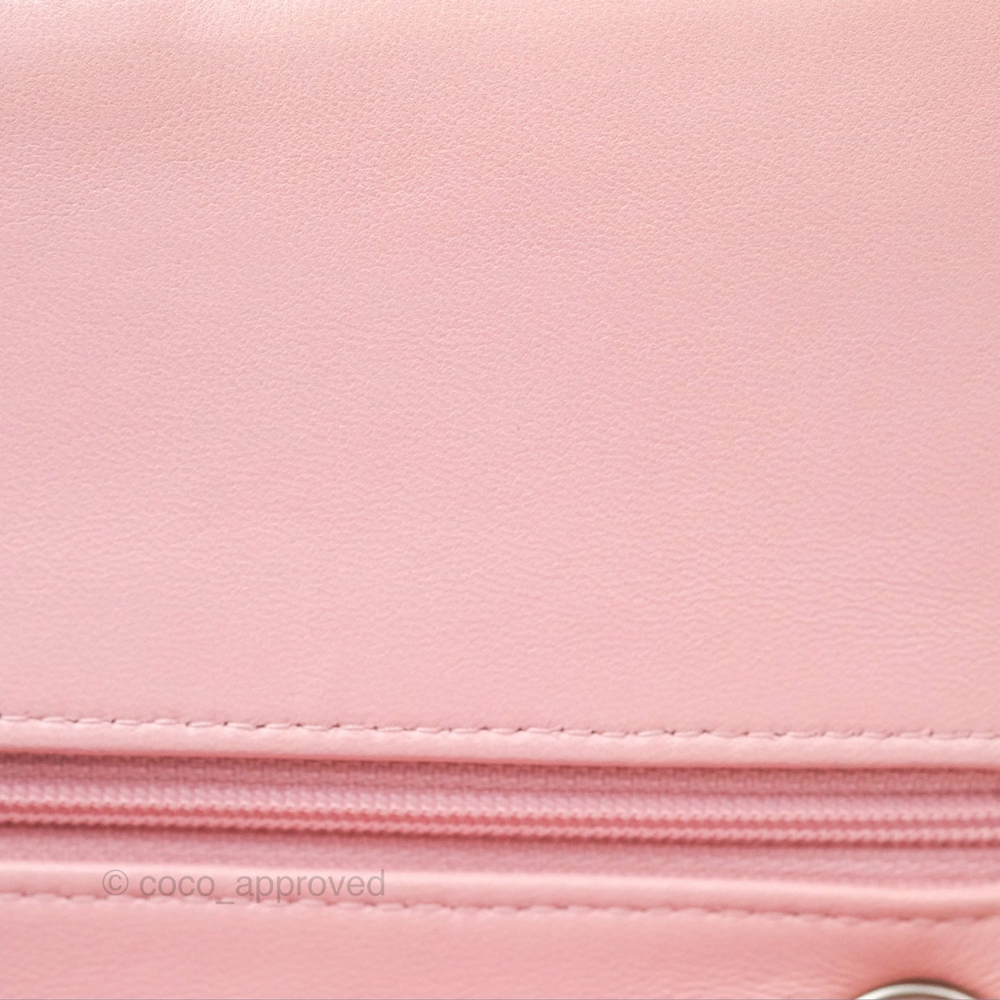 Chanel Classic M/L Medium Flap Quilted Pink Tweed Silver Hardware