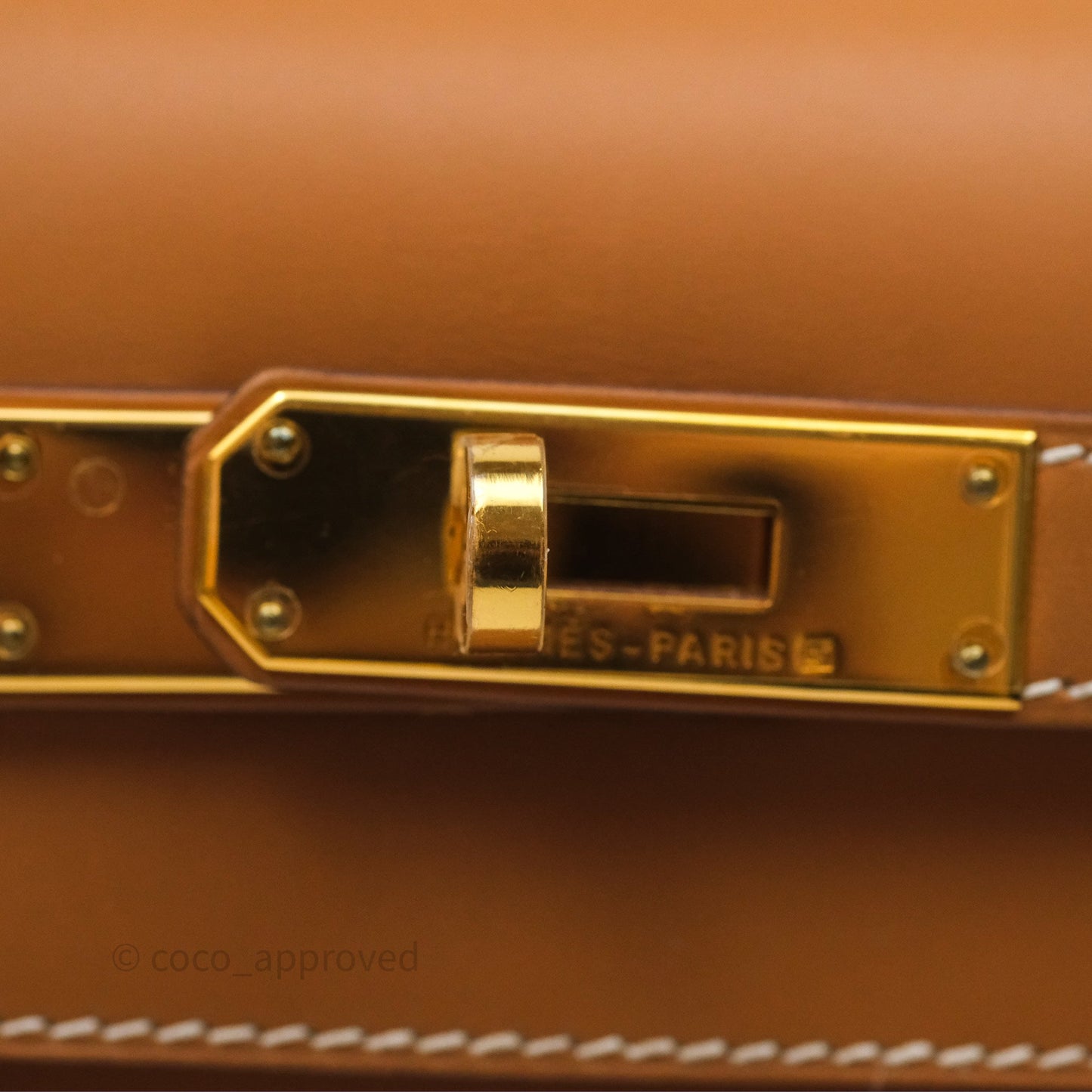 Hermès Kelly II 28 Sellier Gold 37 Chamonix Leather Gold Hardware